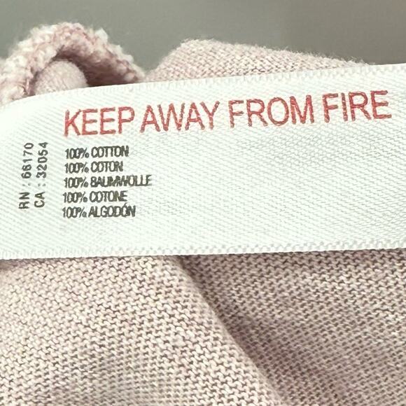 Free People Movement Long Game Tunic Dress 100% Cotton Pink Oversized Size Med. - Picture 11 of 11